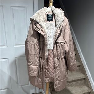 Torrid Women's Quilted Jacket with Faux Fur Lining